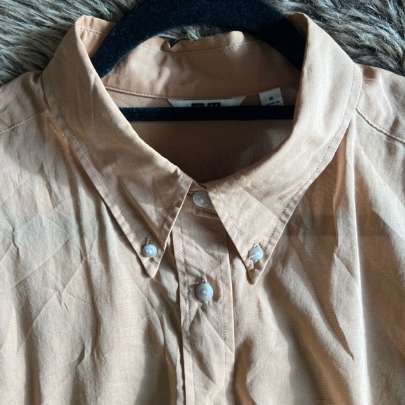 Sheer button up long sleeve shirt - Picture 4 of 4